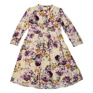 MAEVE ANTHROPOLOGIE Floral Summer Fall Casual Cute Dress Womens XS